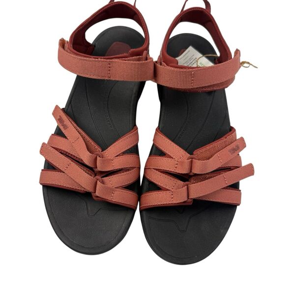 NEW Teva Tirra Aragon Walking Hiking Strappy Sport Women Sandals Size 9 Salmon - Picture 5 of 8